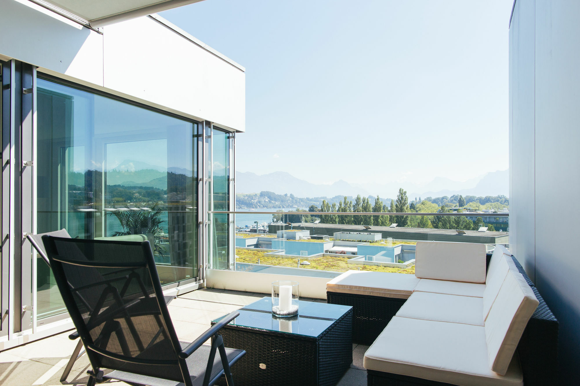 Penthouse Apartments Lakeside Lucerna Esterno foto